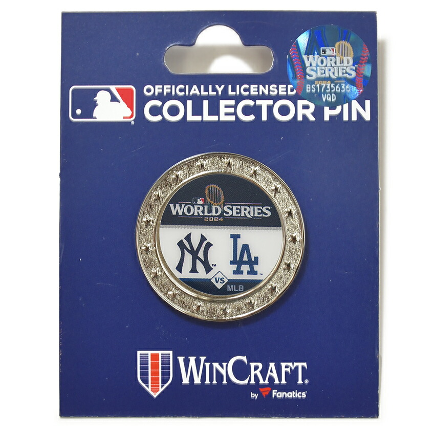 楽天市場】【即日発送】MLB ワールドシリーズ ピンバッチ ピンズ 2024