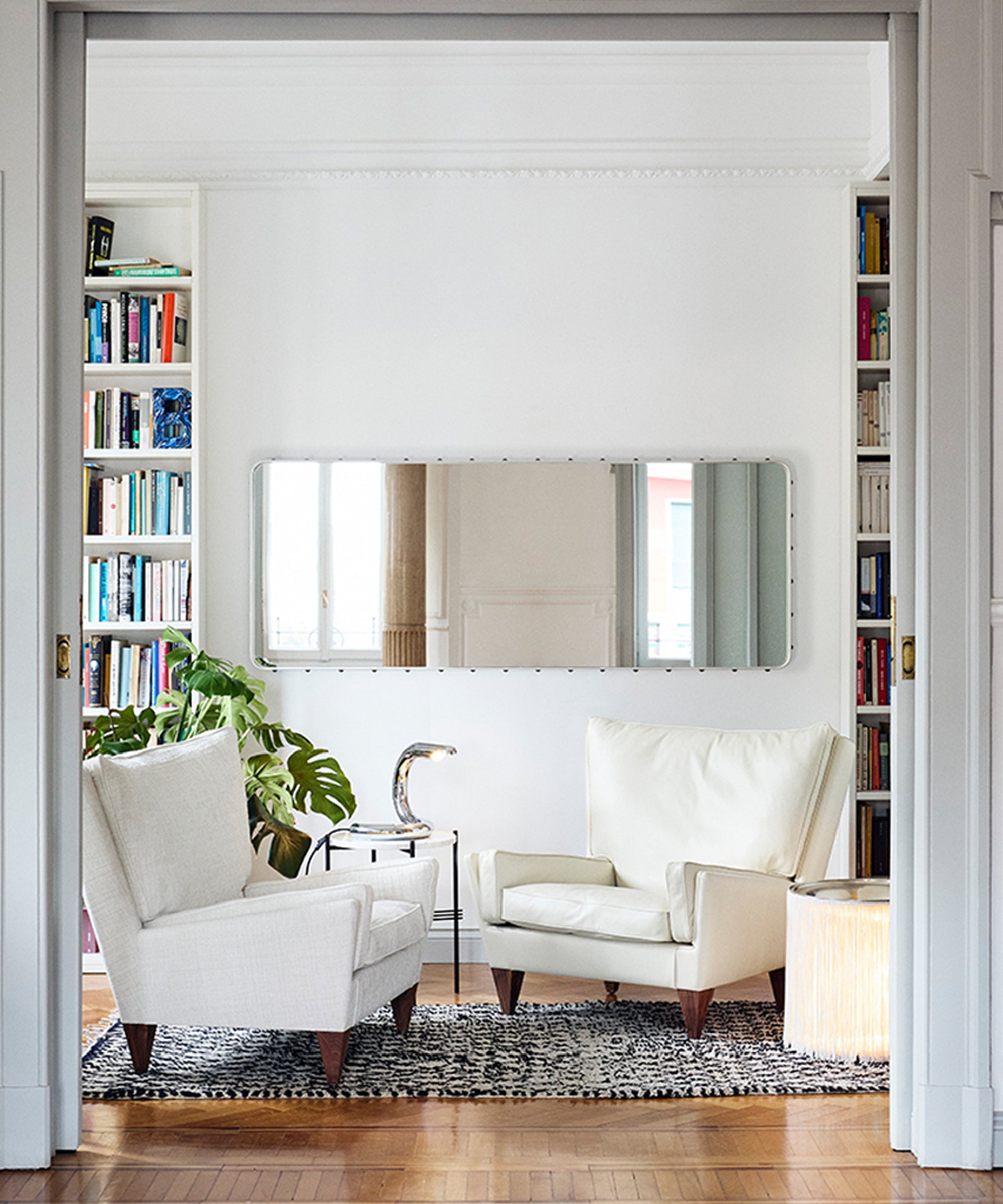 Adnet Rectangular Wall Mirror by Gubi | TRNK