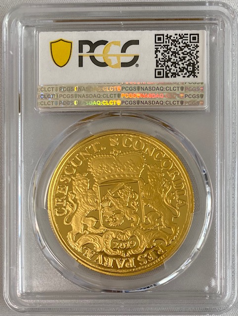 オランダ2019年プルーフゴールドメダル1ダカットライダーPCGS