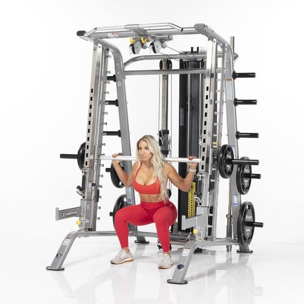 TuffStuff Fitness EVOLUTION SMITH MACHINE / HALF CAGE ENSEMBLE