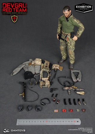 DAMTOYS 1/6 アメリカ海軍特殊戦開発グループ「テブグル」 レッド