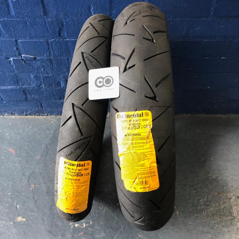 Road Attack 2 CR タイヤ 110/80/18 150/65/18 コンチネンタル 2CR