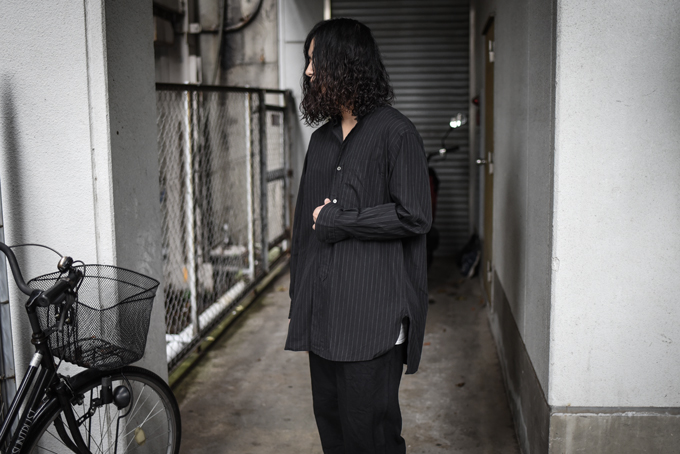 COMOLI -Band Collar Shirt- | twelve blog