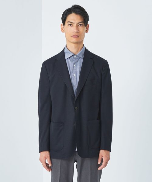 A＋ ツイルジャージ 2B ジャケット ―ウォッシャブル・ストレッチ―