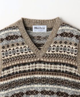 HARLEY OF SCOTLAND＞フェアアイル ニットベスト
