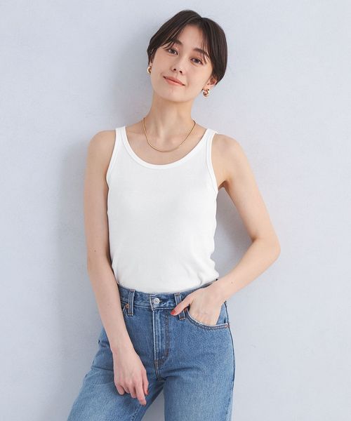 ベーシック リブ タンクトップ 2