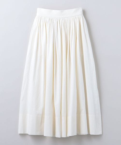 美品 charrita チャリータ マンタ生地 ベルトリボンギャザースカート