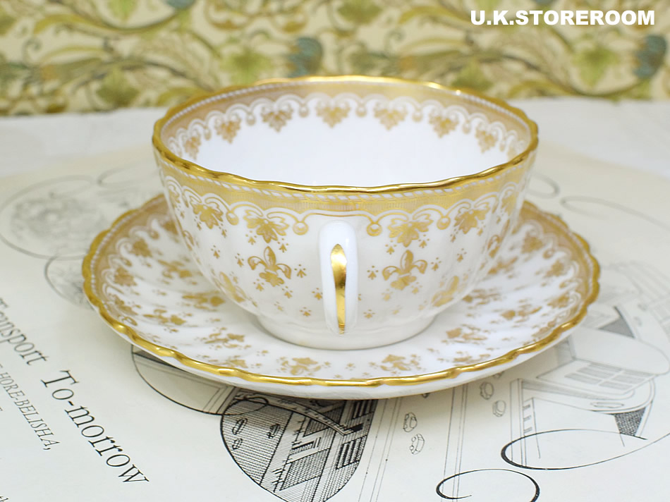 UKストアルームSPO277 Spode スポード フルール・ド・リス ゴールド