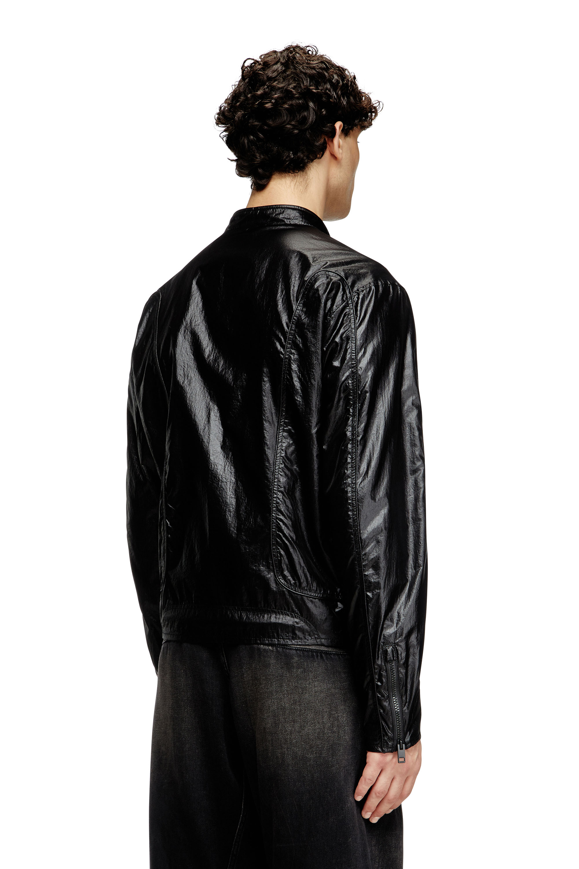 J-CLAYS Man Rain Jacket | Black | Diesel