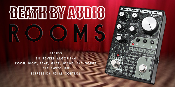 DEATH BY AUDIOの新作ステレオリバーブ、
