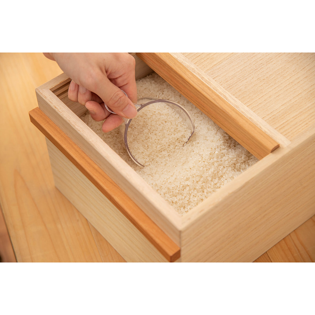 米びつ 国産桐の米びつ 10kg用 米櫃 – 梅沢木材工芸社