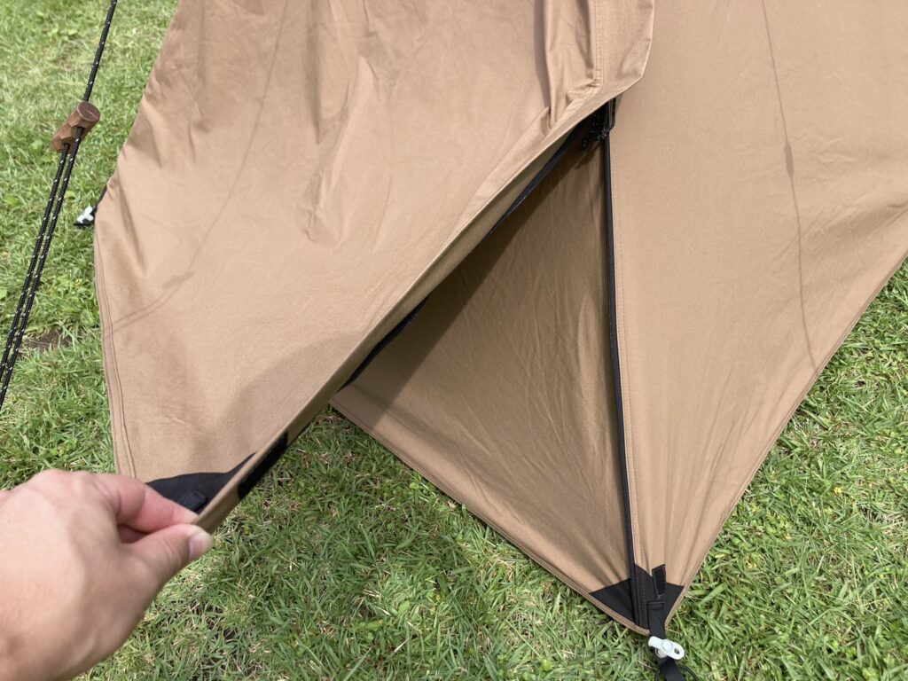 レビュー】OneTigrisのパップテント「ROC SHIELD TC」はソロ・デュオ