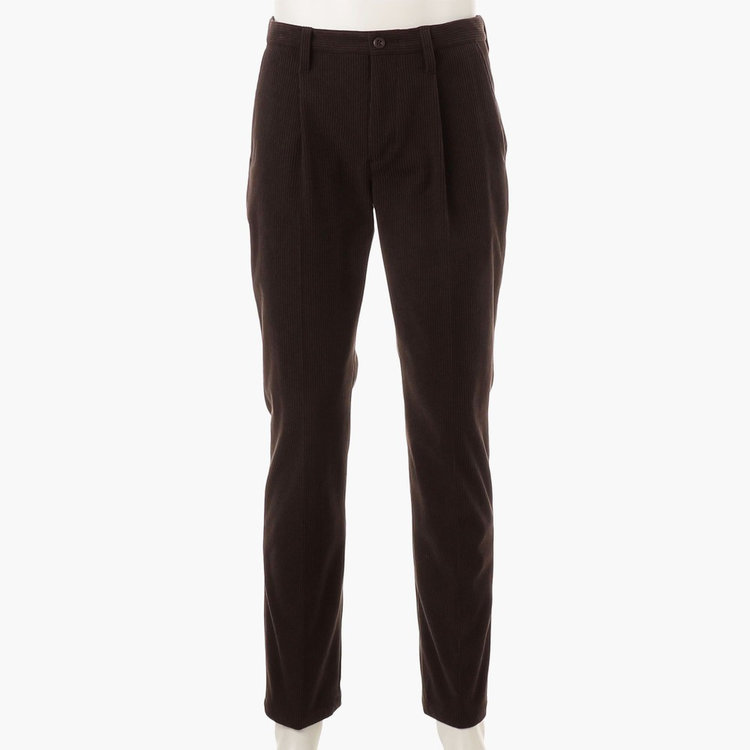 CE MEN'S 8W CORDUROY SINGLE PLEATED PANTS（CE メンズ 8W