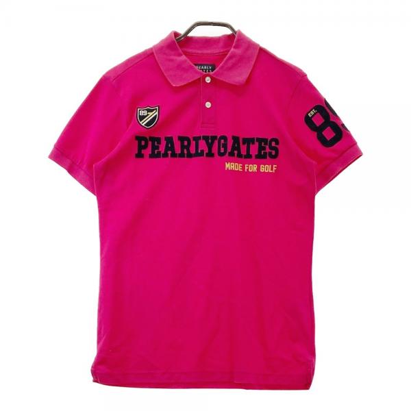 PEARLY GATES パーリーゲイツ 半袖ポロシャツ ピンク系 サイズ：4