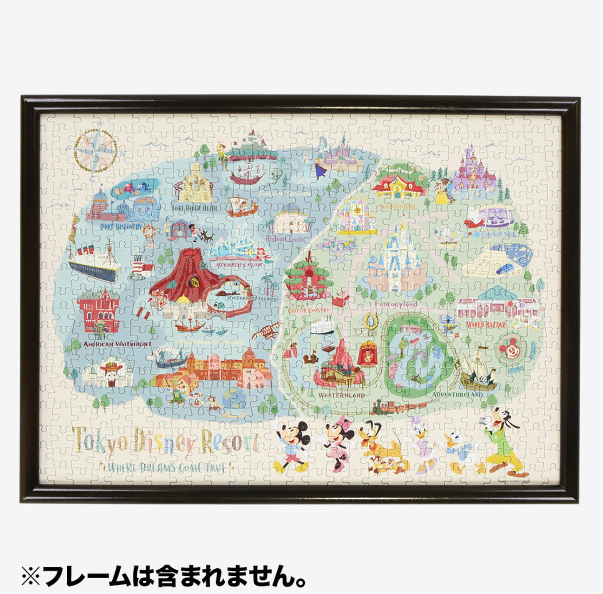 Walt Disney World Resort 地図デザイン スーツケース Walt Disney