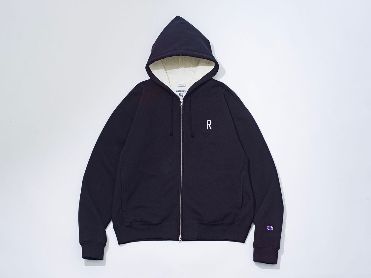 Champion for RHC Ron Herman 『Liner Thermal Zip Hoodie』が国内11月