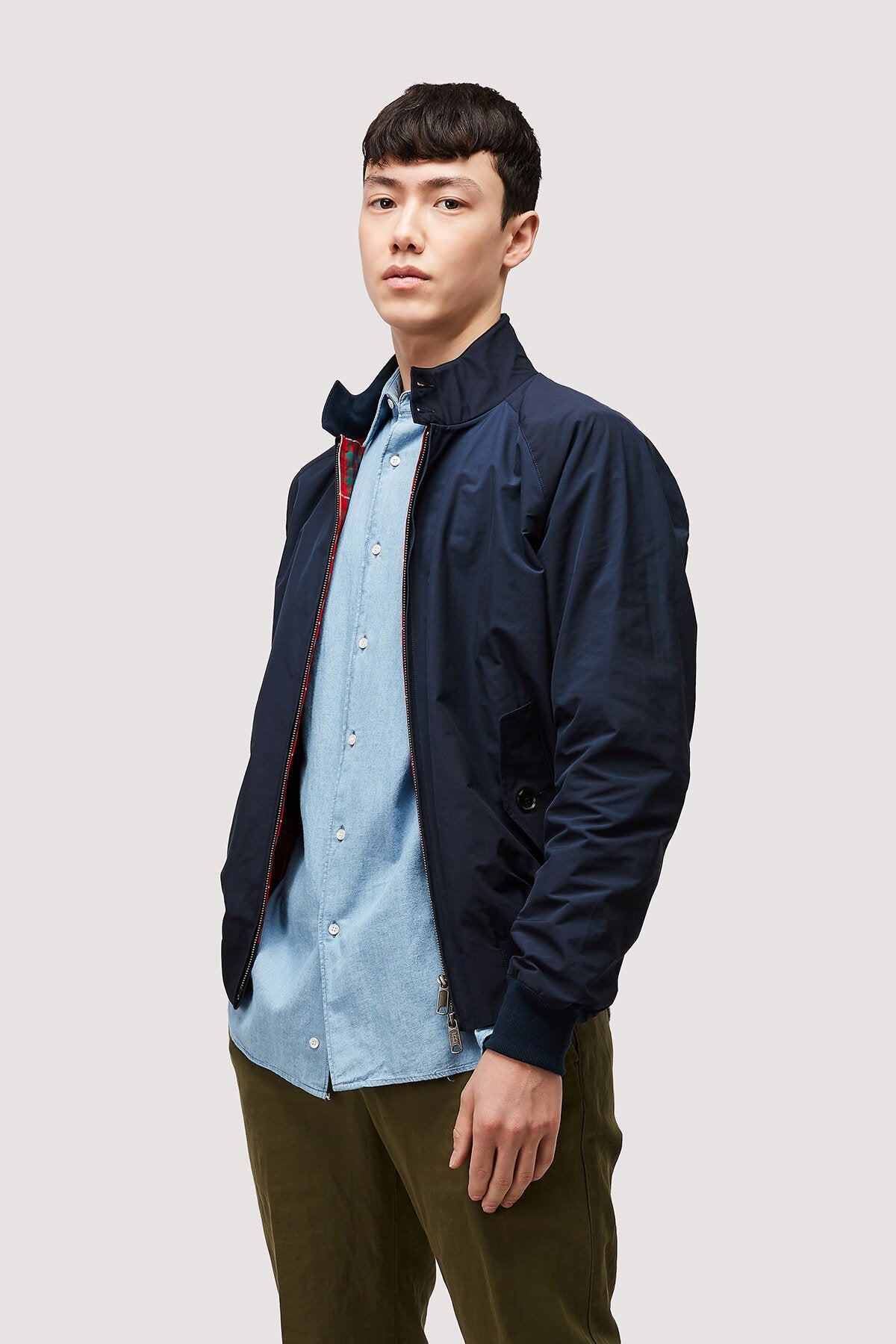 G9 Harrington Jacket Navy | Baracuta