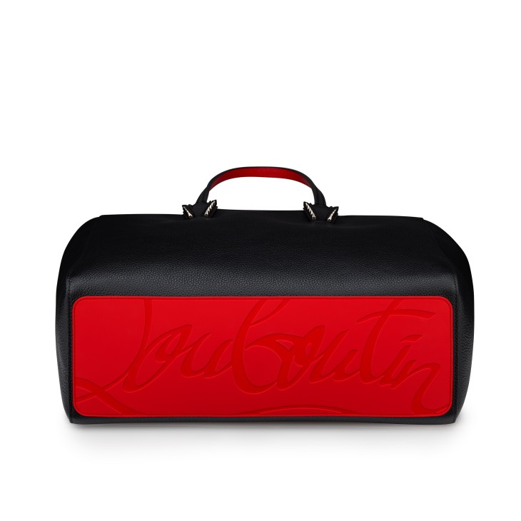 Cabata small - Tote bag - Calf leather and spikes - Black