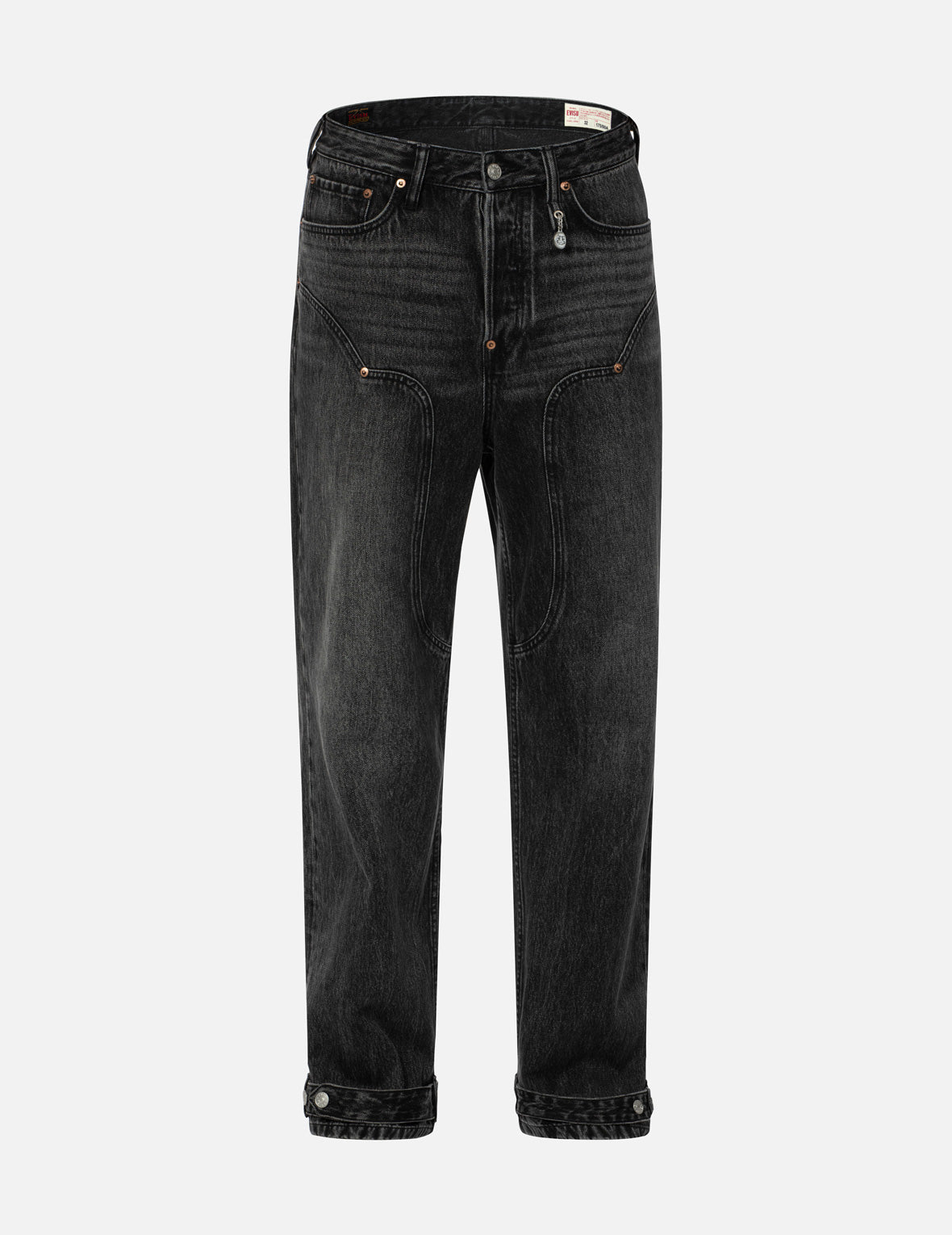 Distressed Edges Inserted Daicock Baggy Jeans – EVISU