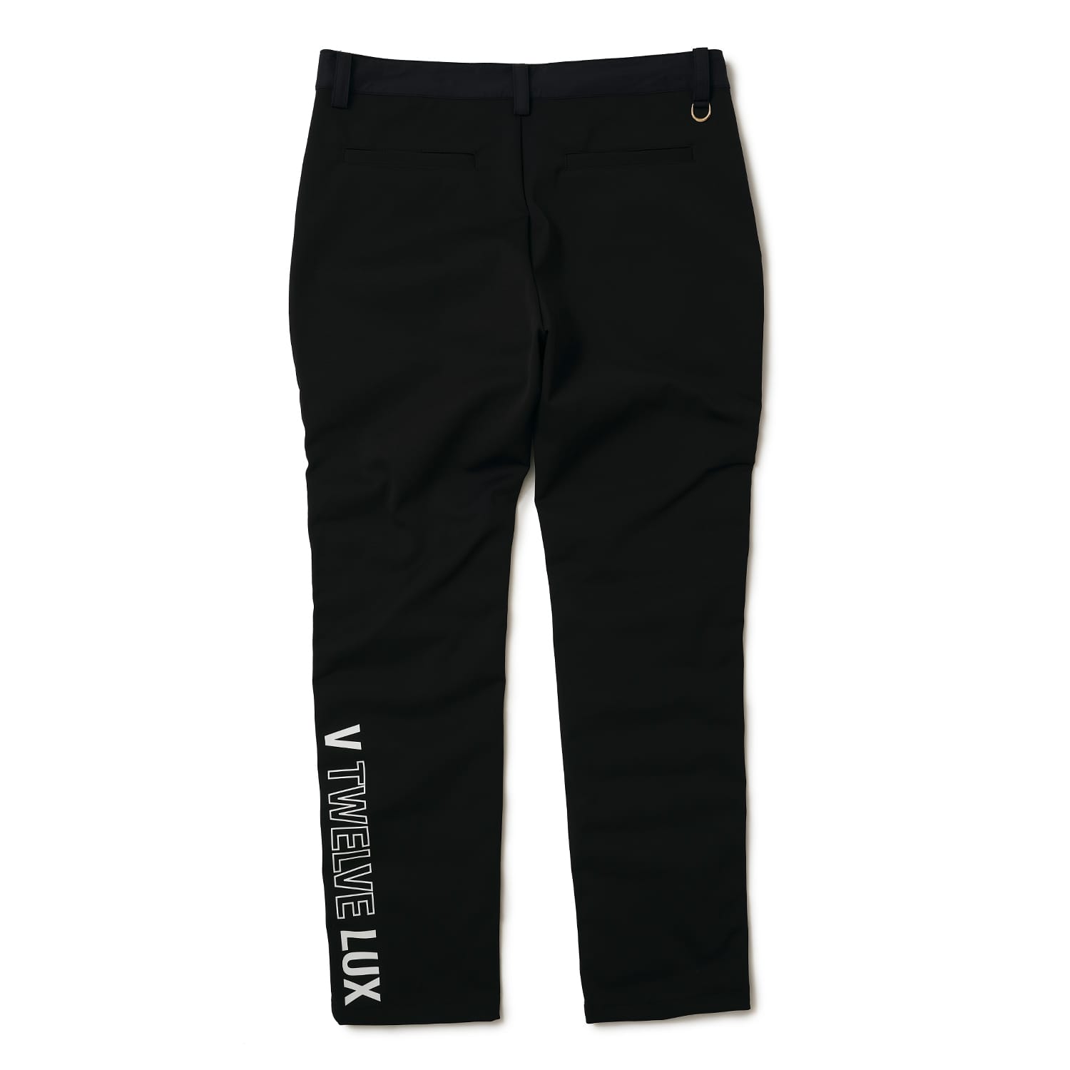 v12golf】ゼロフィットコラボ キルティングパンツ ブラック V12