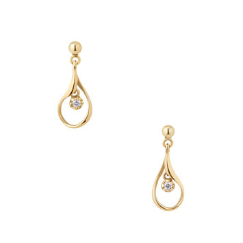 AJVA2217__DI ダイヤモンド ドロップ ピアス｜ピアス｜ヴァンドーム