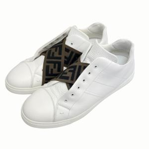 スニーカー スリッポン ローカット ズッカ FF柄 エンボスレザー 7 27?p