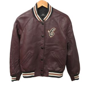 スタジャン レザー ワッペン ウール S 紺 白（2022/01/14買取