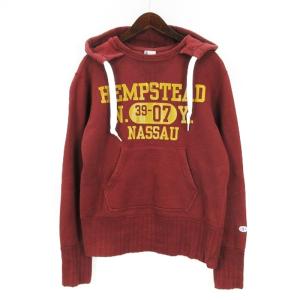 復刻ランタグ 後付けパーカー プルオーバー ボルドー L 241029E（2024