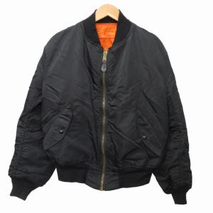 90s ヴィンテージ MA-1 フライトジャケット 中綿ブルゾン USA製 MIL-J