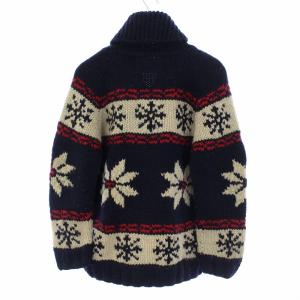 polo Ralph Lauren ジップアップカウチンニット スキー柄 polo Ralph