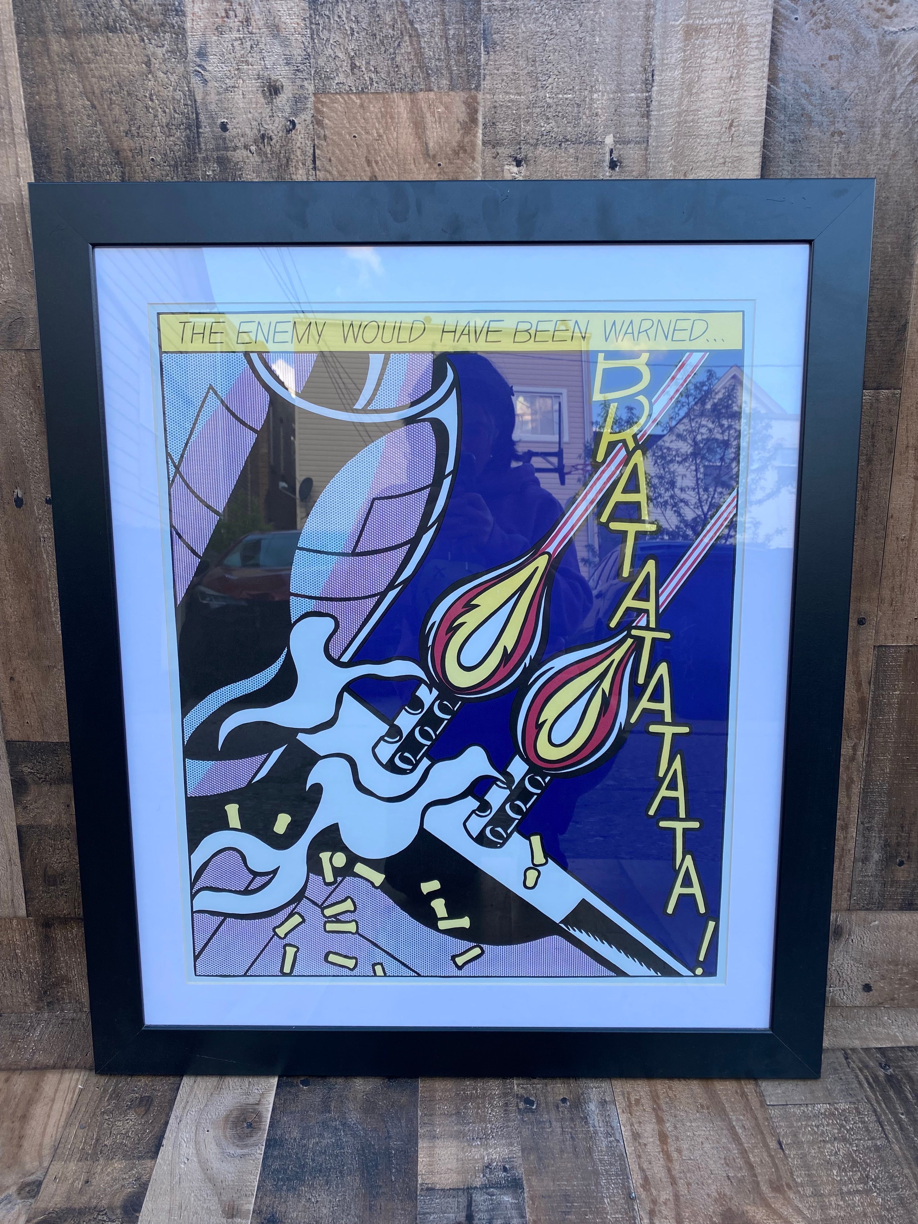 Vintage Roy Lichtenstein Lithograph Triptych 
