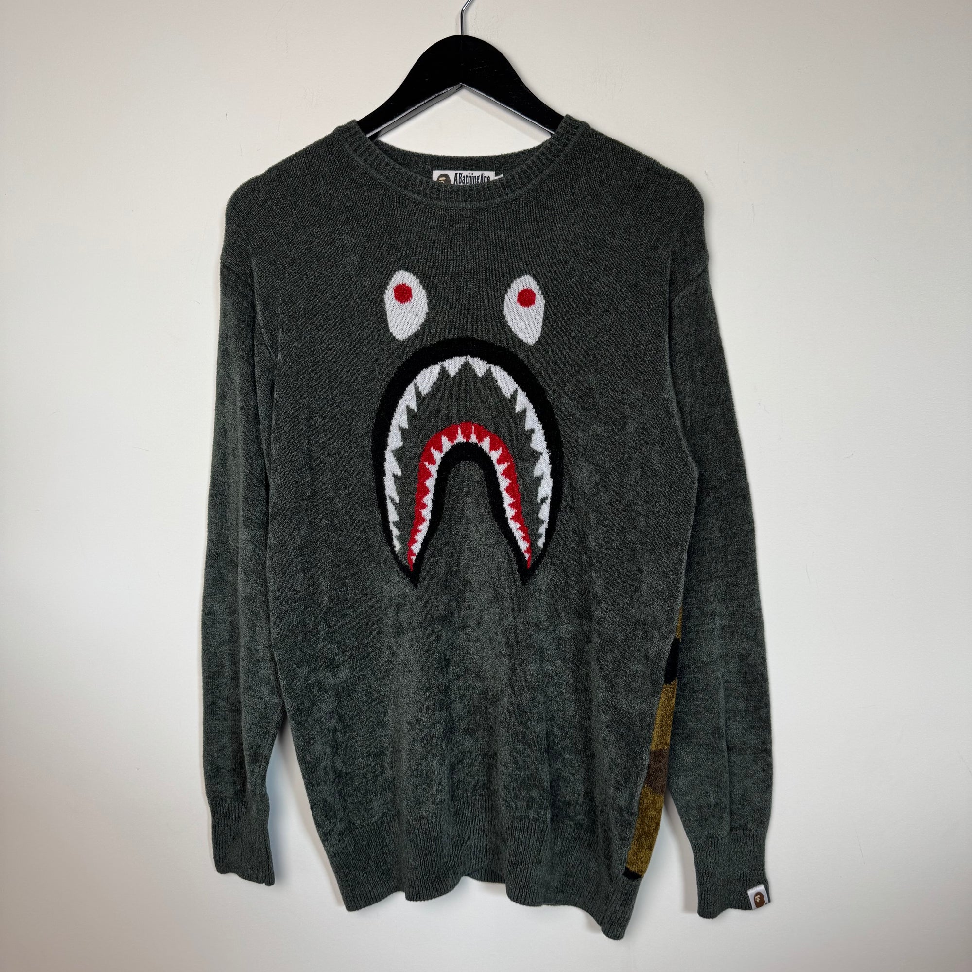 A BATHING APE Bape Shark Face Knit Sweater – Vintage Instincts