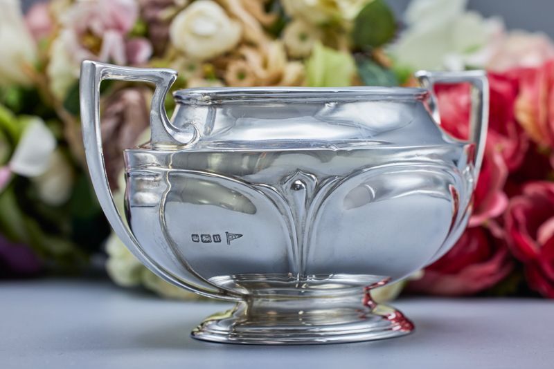 アンティークシルバー、アンティーク銀器 純銀製(925) 1912年 Walker