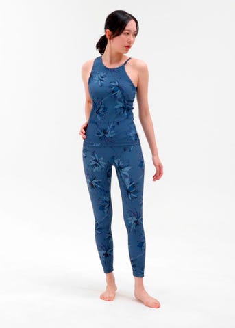 SUKALA】リブBigフラワープリントタンクトップ(XS・S・Mサイズ