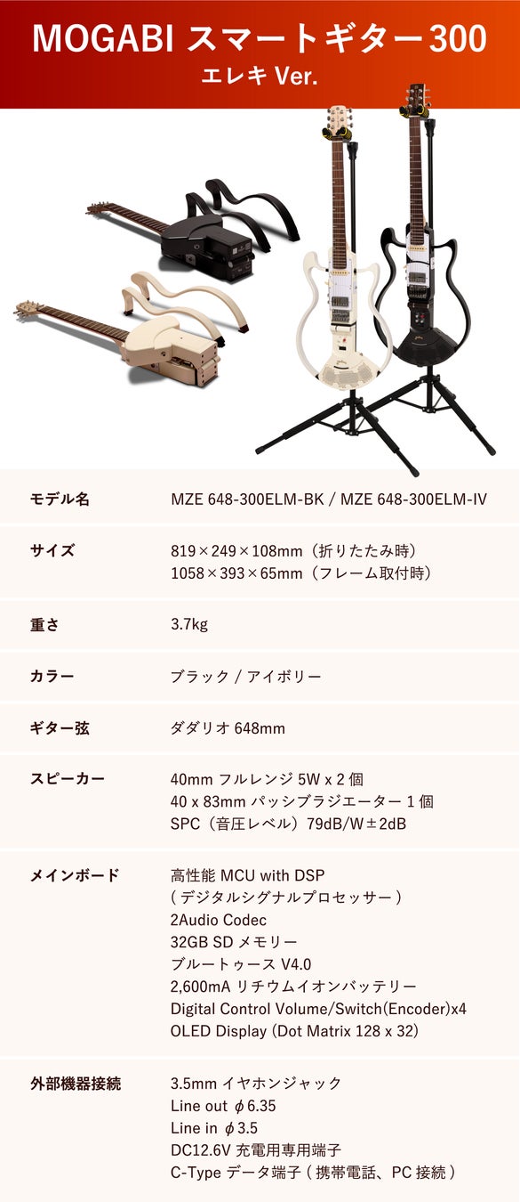 スマートエレキギターSG12 ・12フレット仕様 スマートエレキギターSG12