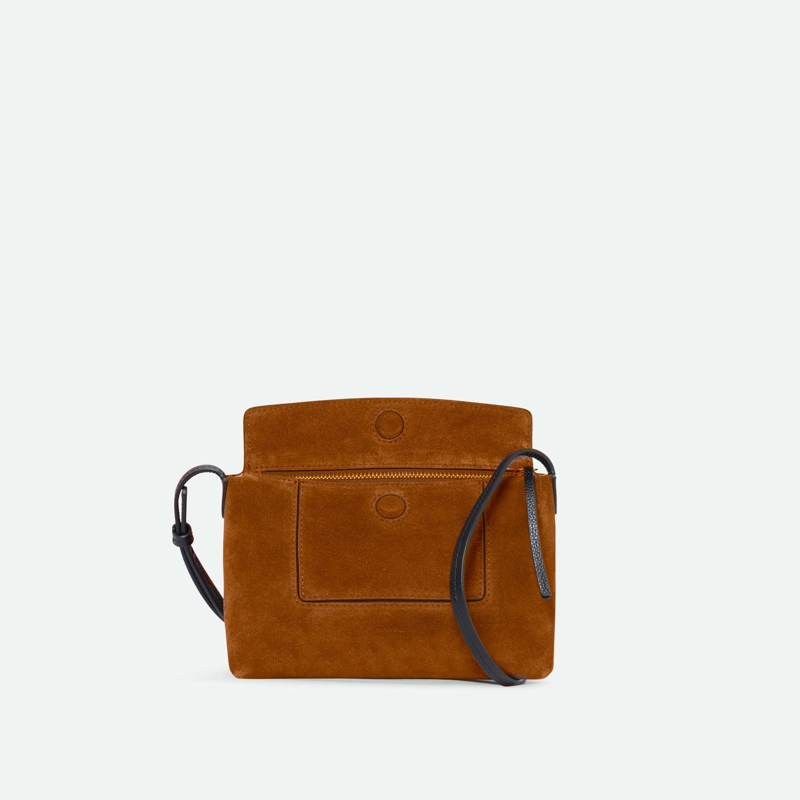 Penelope Slouch Mini - Cognac Suede – Wandler.com