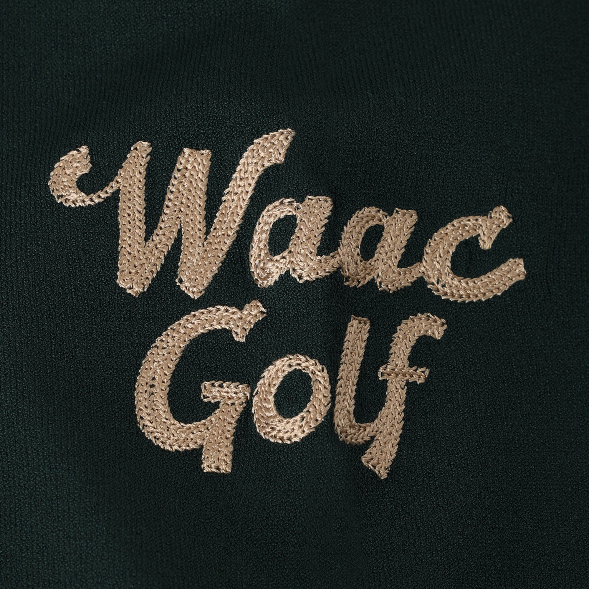 MEN シーズナルニットプルオーバー ダークグリーン