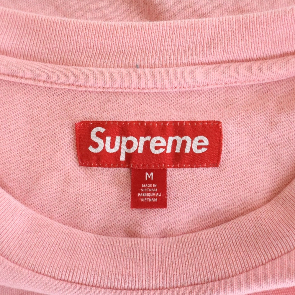 SUPREME(シュプリーム) Capital S/S Top Pink フロントロゴ 半袖シャツ