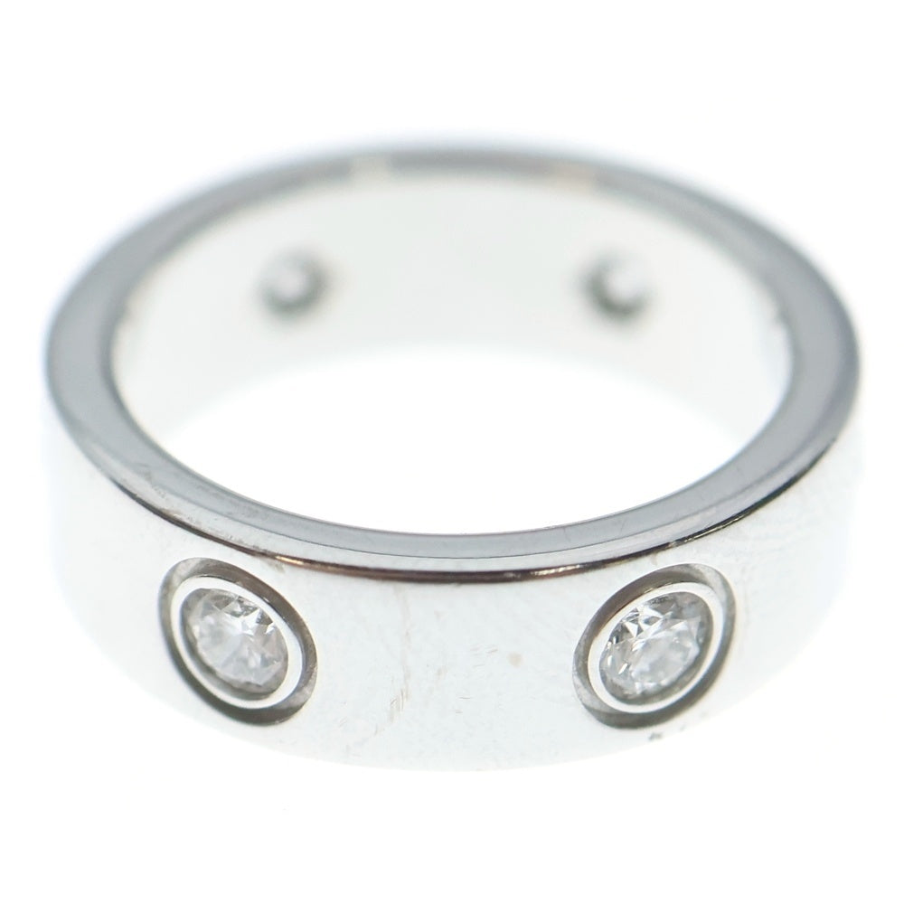 Cartier(カルティエ) ラブリング フルダイヤ Au750 K18 WG ホワイト