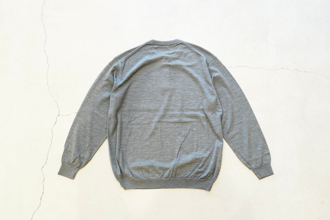 A.PRESSE / Wool Knit Henley Neck Sweater – web-inter