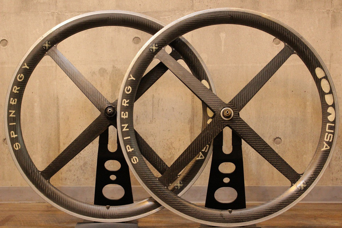 スピナジー SPINERGY アルミ/カーボン チューブラー ホイールセット