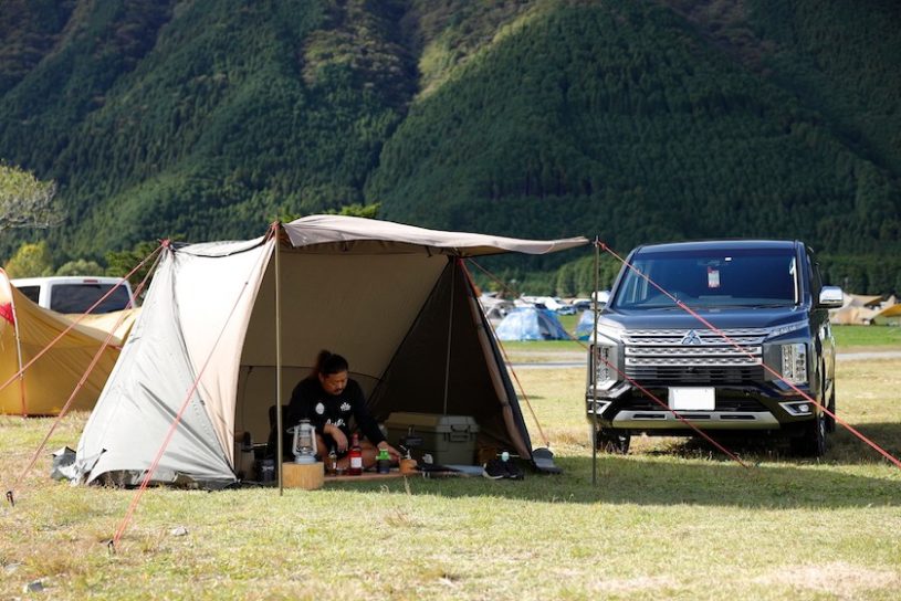 タイガーラモパップテントソロキャンプ