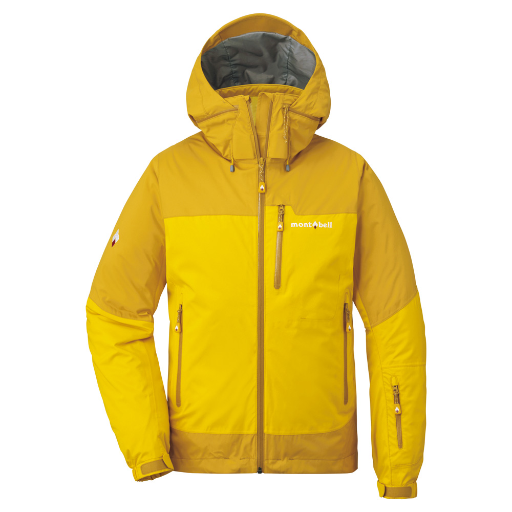 montbell シャルモパーカ Women's XL オレンジ グリーン