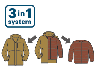 ダウンライナーコート｜モンベル