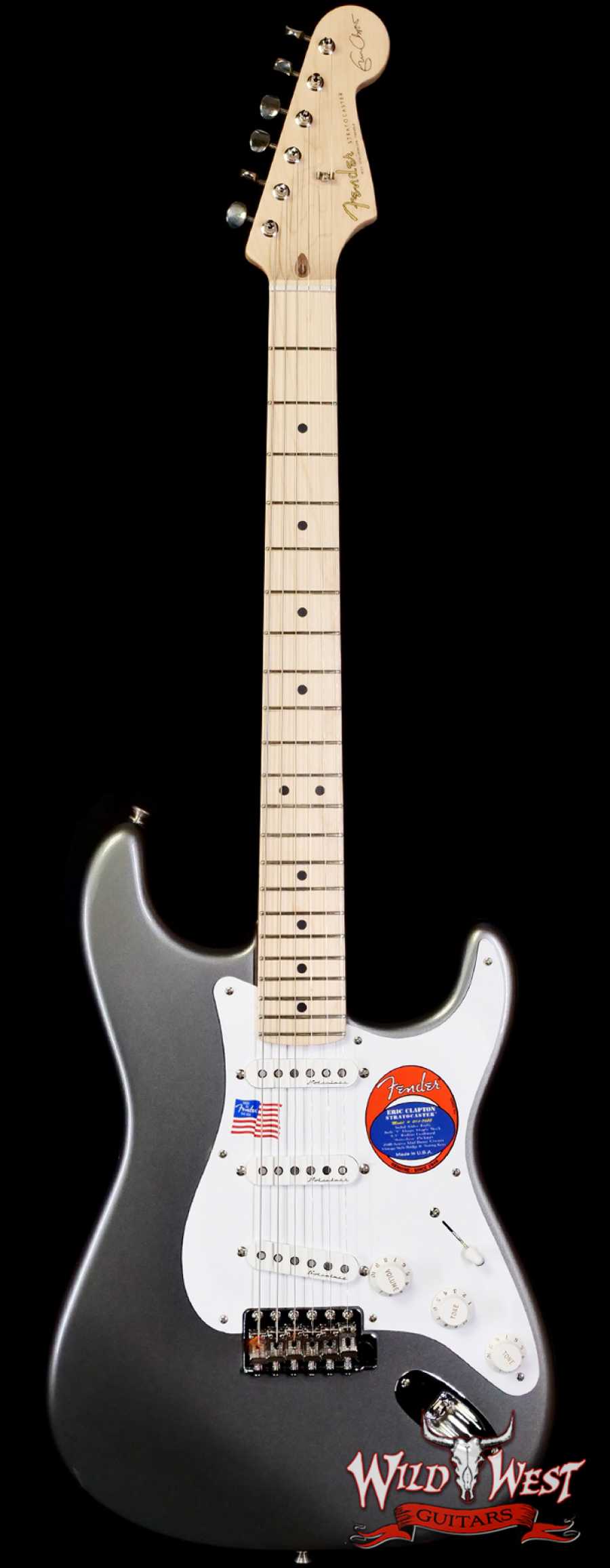 Fender USA Eric Clapton Stratocaster Maple Fingerboard Pewter 8.00