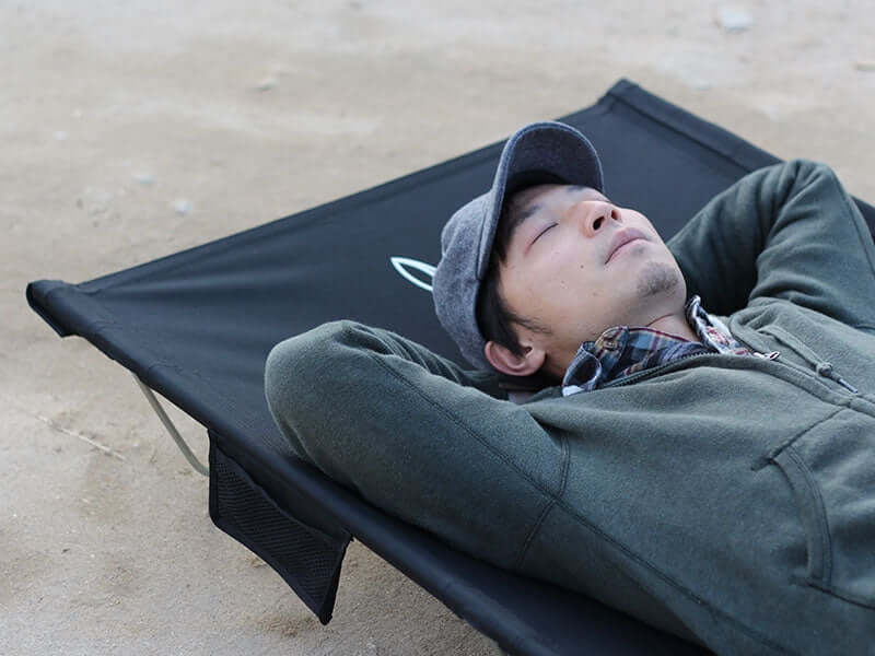 DOD - Wide Camping Bed CB1-100-BK-Quality Foreign Outdoor and