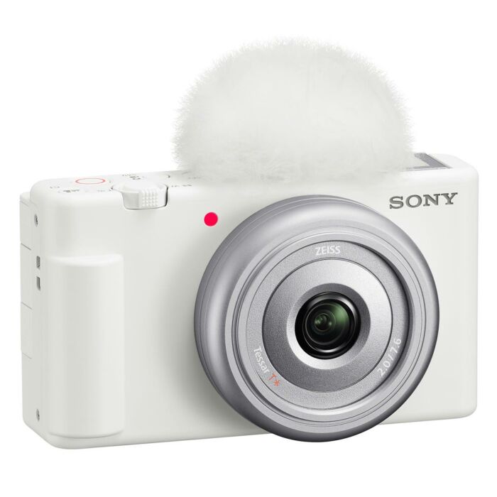 White Sony ZV 1F Vlogging Camera | Woodland Hills Camera