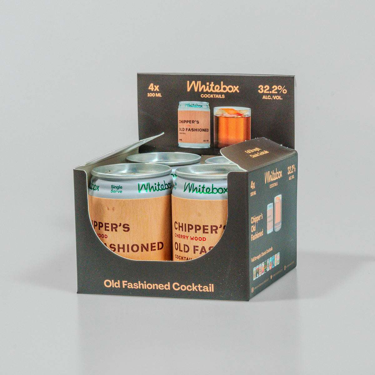 Chipper's Cherry Wood Old Fashioned Ready to Serve Cocktail