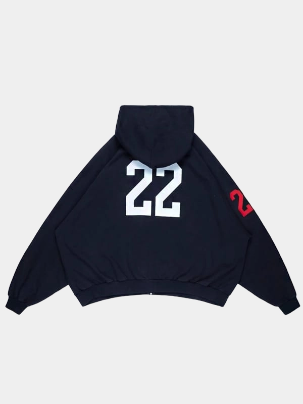 Balenciaga Polo Hoodie | Balenciaga 22 Polo Zip-Up Hoodie