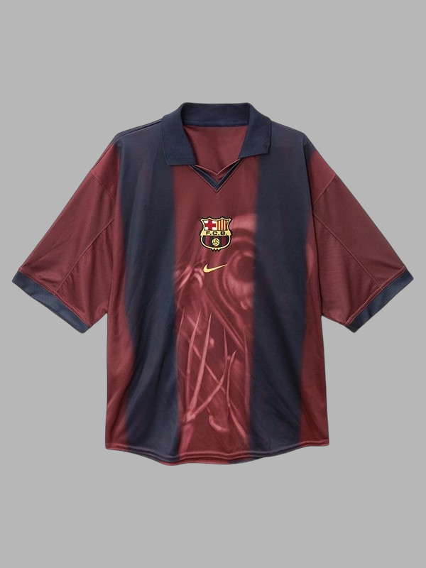 CJ x Nike x FC Barcelona Retro 2000/01 Home Skeleton Jersey